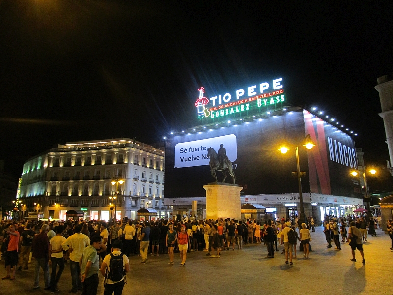 Puerta del Sol in Madrid