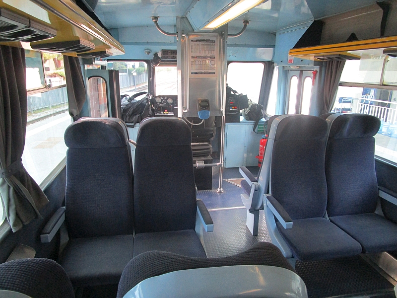 Innenraum Triebwagen X 306 der Chemins de fer de Provence
