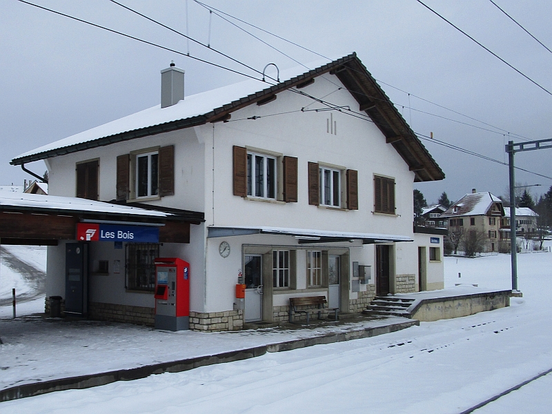 Bahnhof von Les Bois