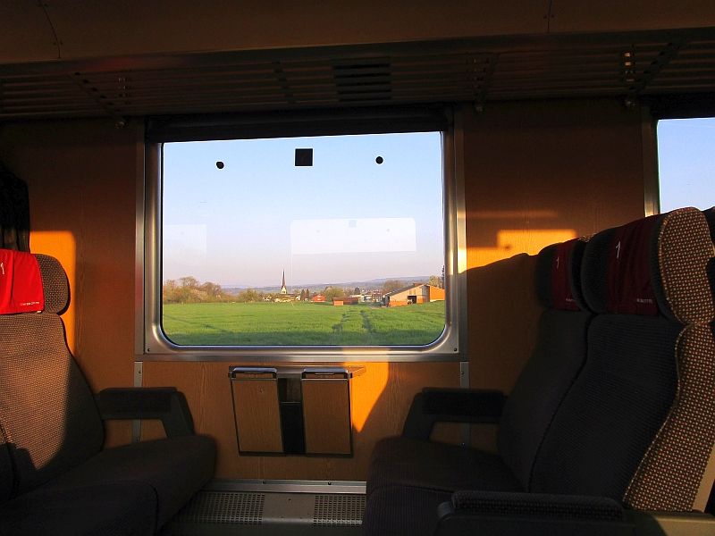 Fahrt im Ersatzzug zwischen Kreuzlingen und Weinfelden