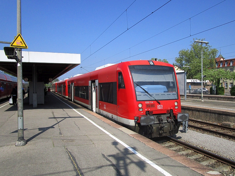 Regioshuttles zur Fahrt von Radolfzell nach Friedrichshafen