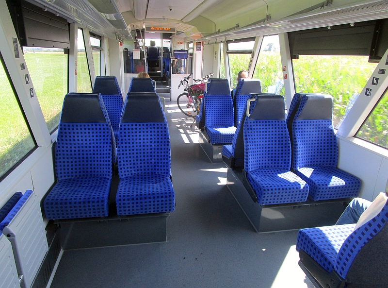 Innenbild Regioshuttle-Triebwagen der DB