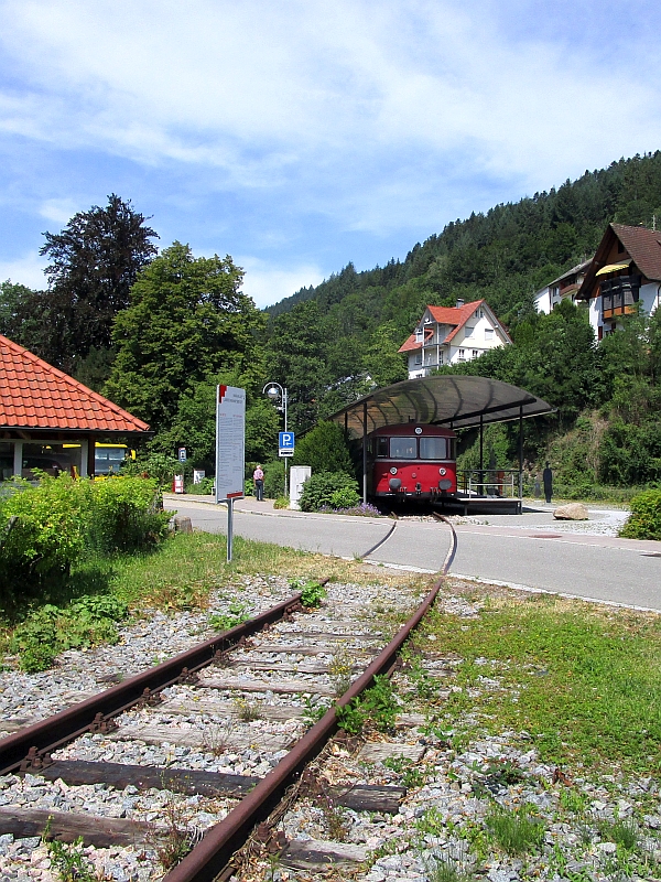 Ehemaliges Gleis von Schramberg nach Schiltach
