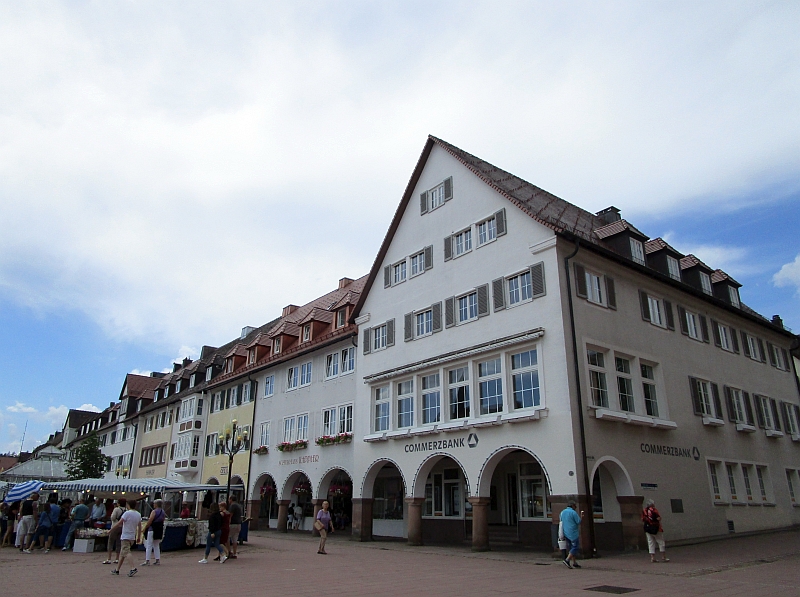 Laubengänge am Marktplatz von Freudenstadt