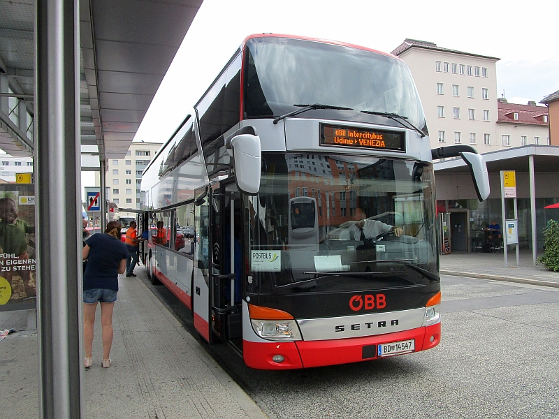 Intercitybus der ÖBB in Villach