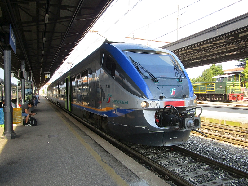 Minuetto-Triebzug der Trenitalia von Udine nach Gorizia