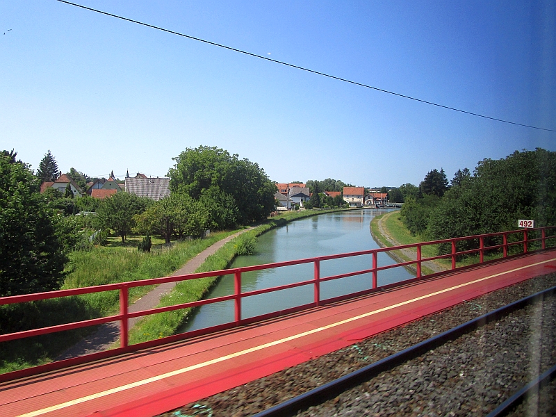 Fahrt über den Canal de la Marne au Rhin (Rhein-Marne-Kanal)