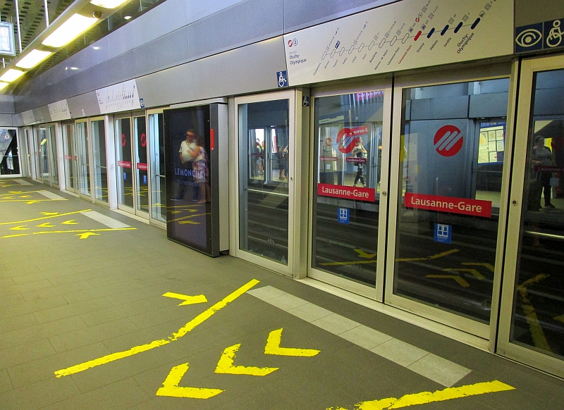 U-Bahn-Station Lausanne-Gare