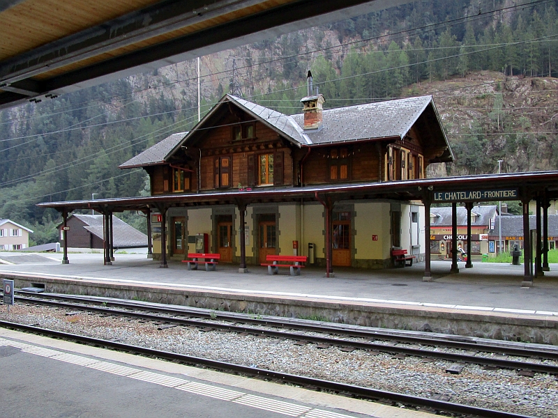 Bahnhofsgebäude Le Châtelard-Frontière