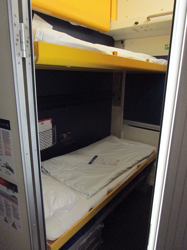 Deluxe-Abteil im Schlafwagen der tschechischen Bahn