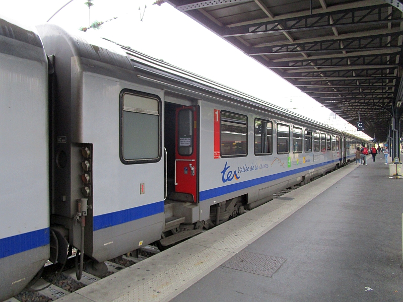 Erste-Klasse-Wagen im IC Paris-Strasbourg