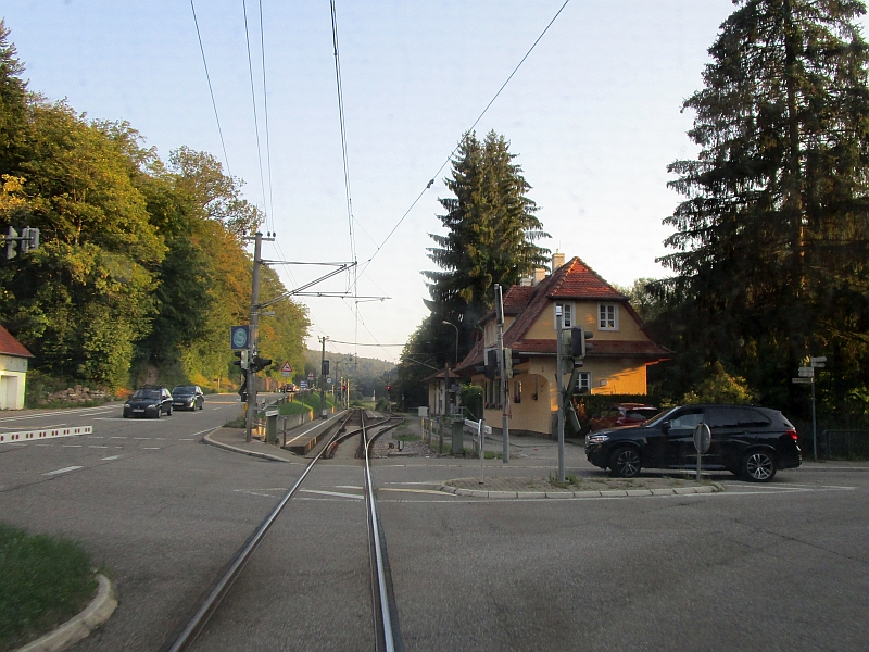 Kreuzungsmöglichkeit am Bahnhof Fischweier