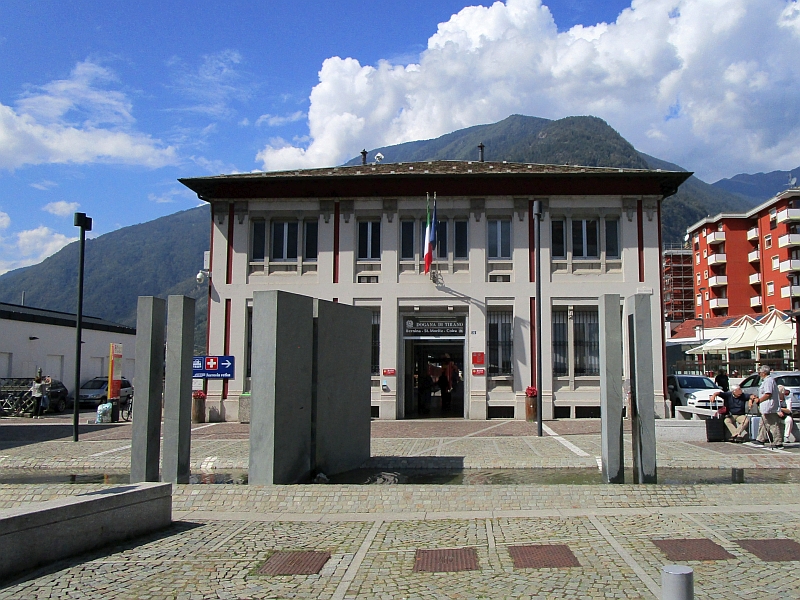 Bahnhof der Rhätischen Bahn in Tirano