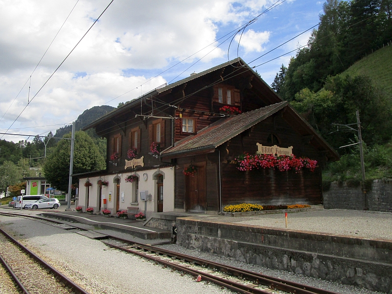 Bahnhofsgebäude Broc-Fabrique