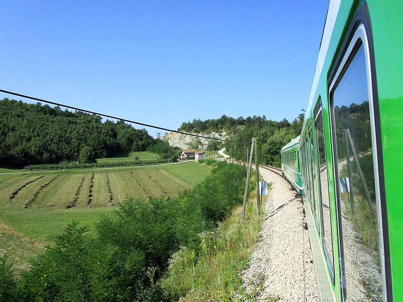 Unterwegs mit dem 'grünen Zug' durch Kroatien