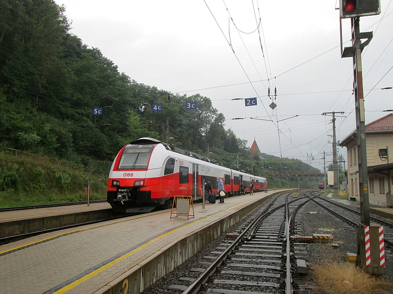 ÖBB-Cityjet im Bahnhof Spielfeld-Straß