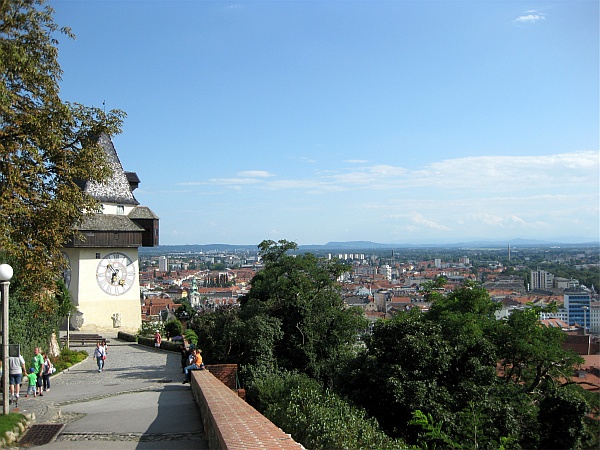Uhrturm auf dem Schlossberg in Graz