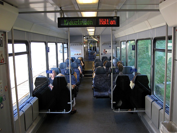 Fahrt im Thurbo-Regionalzug