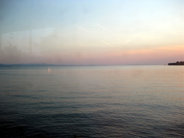 Blick auf den Bodensee in Lindau