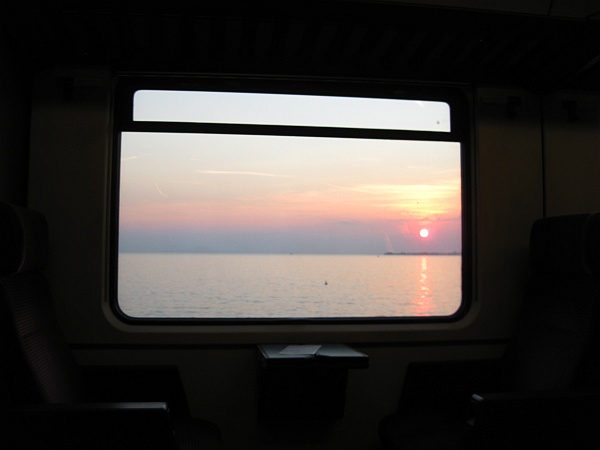 Blick auf den Bodensee bei Bregenz