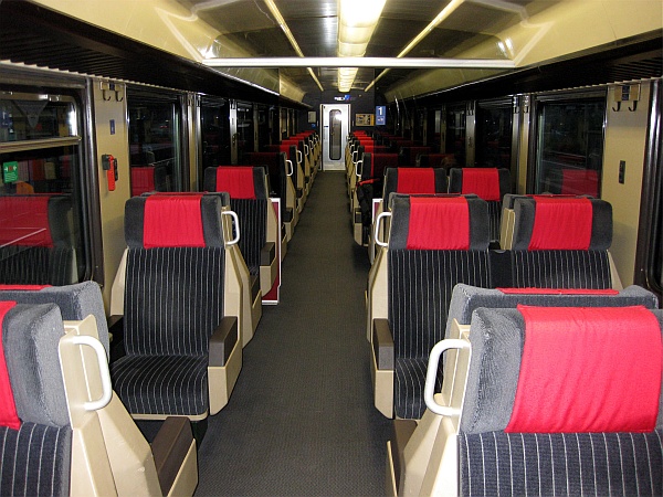1.Klasse im SBB-Regionalzug