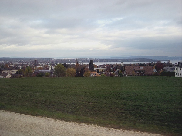 Blick aus dem IR auf Kreuzlingen und Konstanz