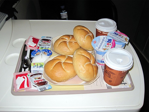 Frühstück im Schlafwagen