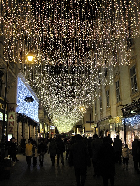 Weihnachtsbeleuchtung in Wien
