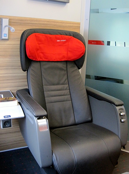 Premium-Klasse im Railjet
