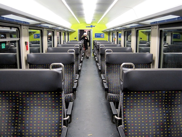 2. Klasse im SBB-Interregio