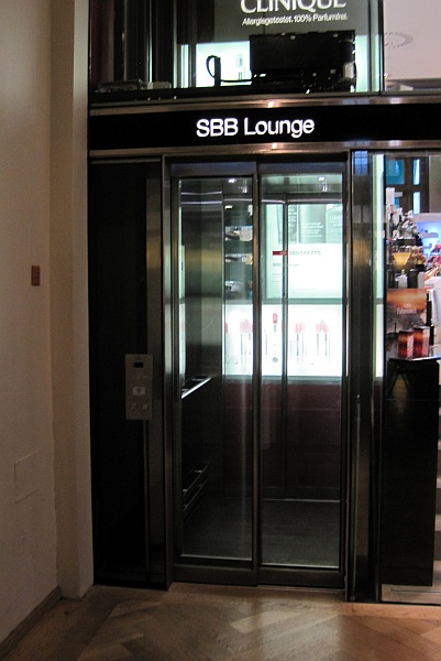 Zugang zur SBB-Lounge in Zürich
