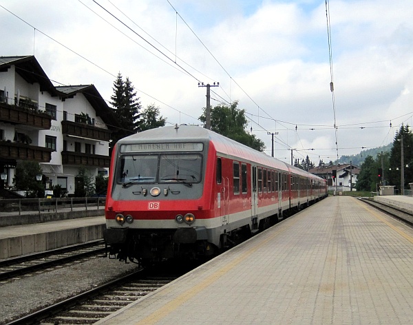 Regionalbahn aus Innsbruck nach München