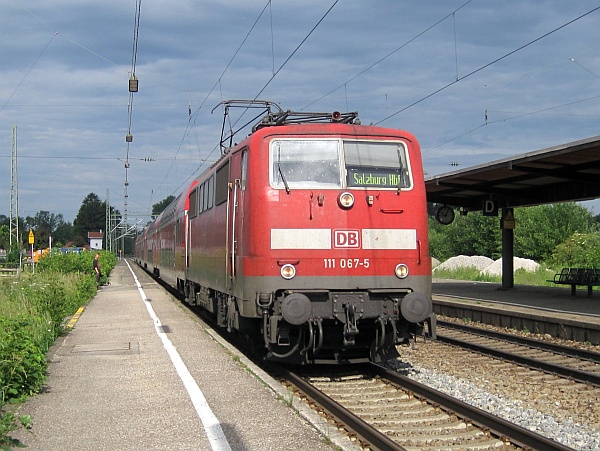 Regionalexpress München-Salzburg in Übersee