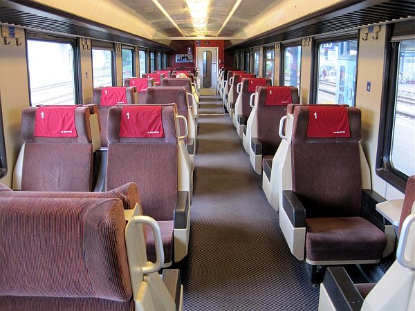 1.Klasse im SBB-Interregio