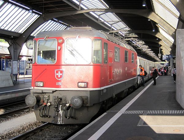 Elipsos-Nachtzug in Zürich