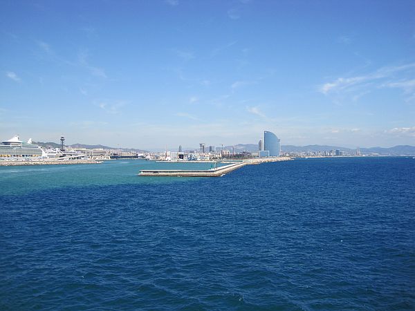 Hafenausfahrt Barcelona