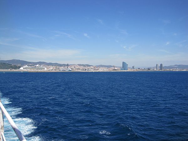 Hafenausfahrt Barcelona