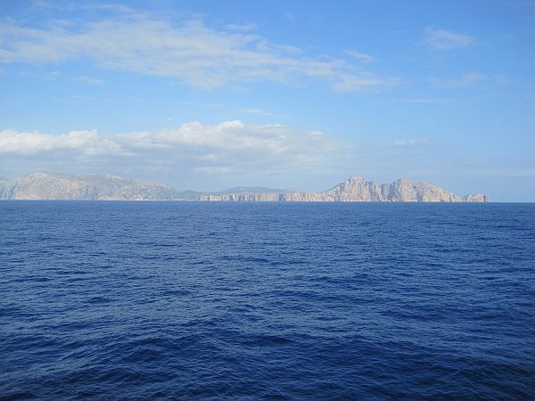 Blick von der Fähre aus Mallorca