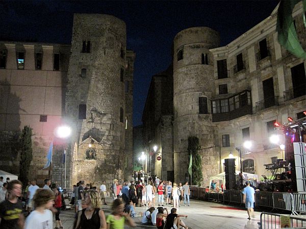 Barcelona im Abendlicht