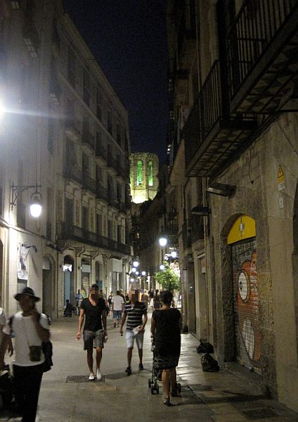 Barcelona im Abendlicht