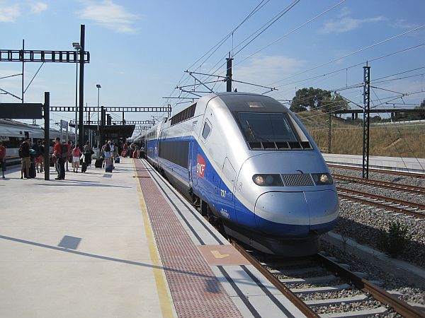TGV Duplex in Figueres-Villafant