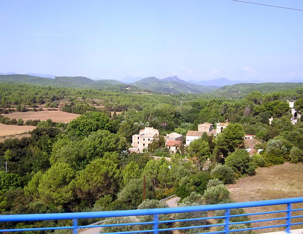 Fahrt zwischen Figueres und Perpignan