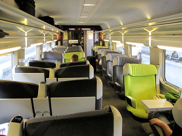 1. Klasse im TGV POS