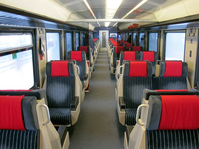 1. Klasse im Rheintal-Express