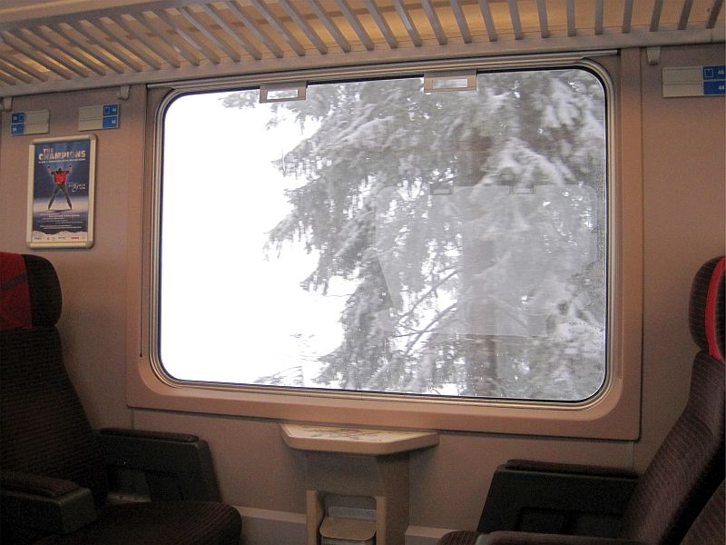 Blick aus dem Zugfenster