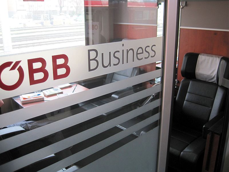ÖBB-Businessabteil im Eurocity