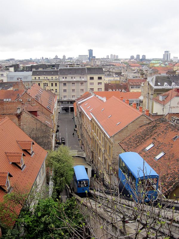 Standseilbahn in Zagreb