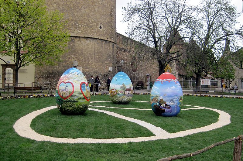Österliche Stimmung im Stadteil Kaptol Zagreb