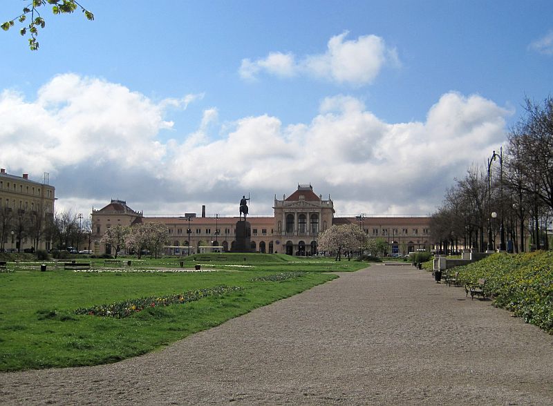 Blick auf den Hauptbahnhof von Zagreb