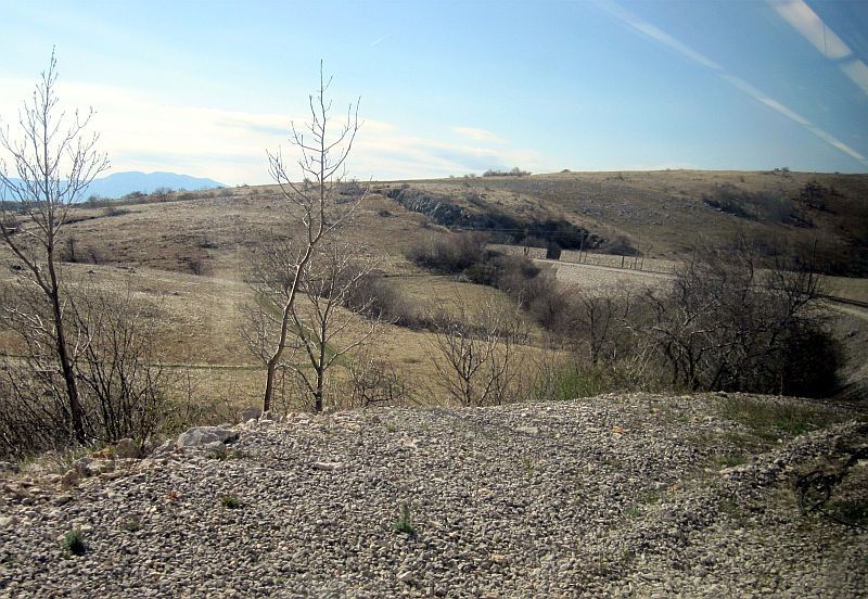 Fahrt zwischen Moravice und Rijeka